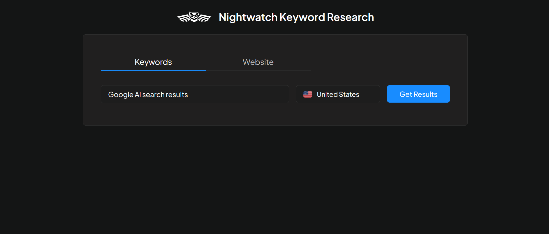 nightwatch-keyword-research-tool