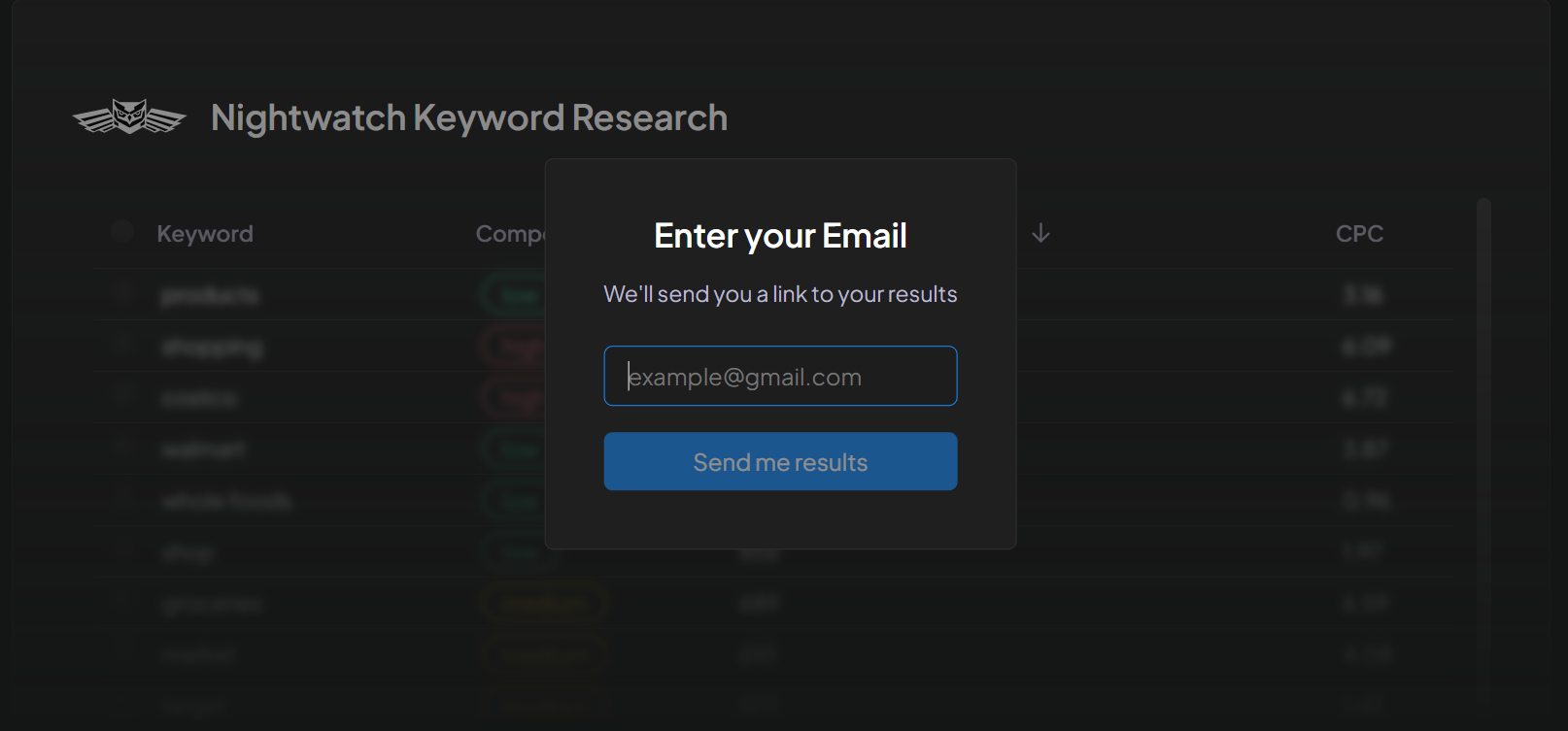 nightwatch-keyword-research